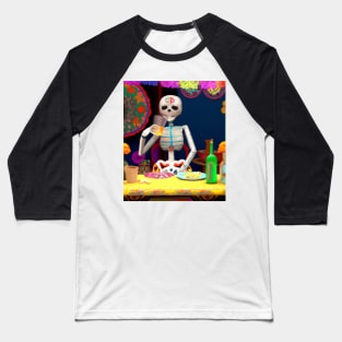 Day of the Dead Altar History Baseball T-Shirt